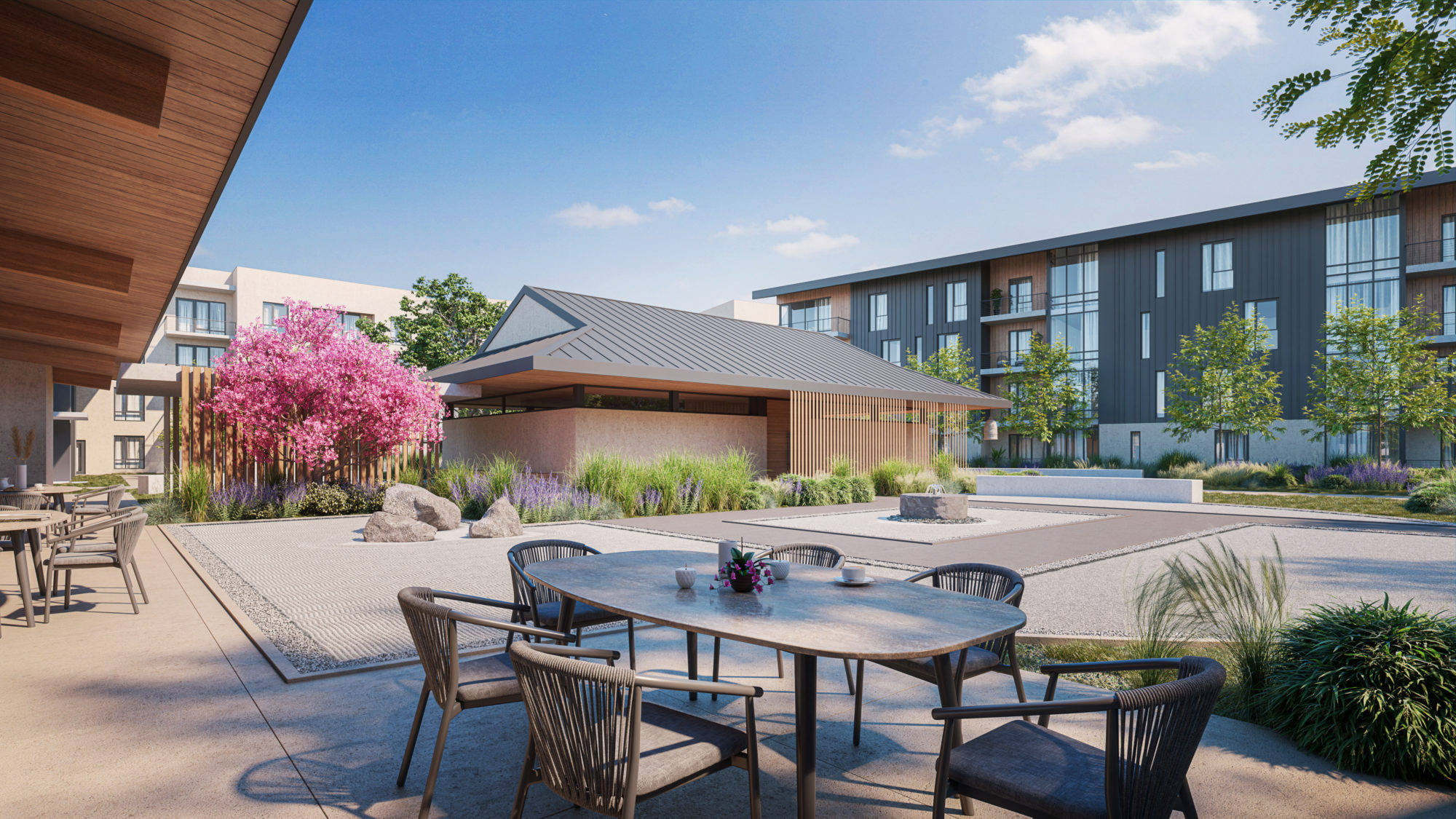 Enso Village Courtyard