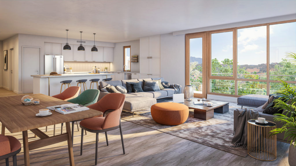 Enso Village Unit Living Room