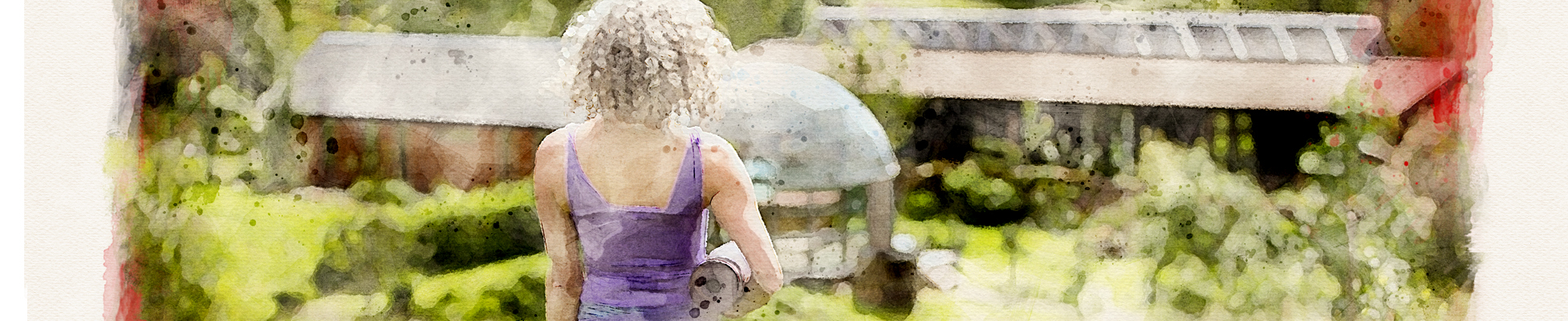 Woman gardening
