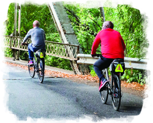 Cyclist explore Sonoma County, CA