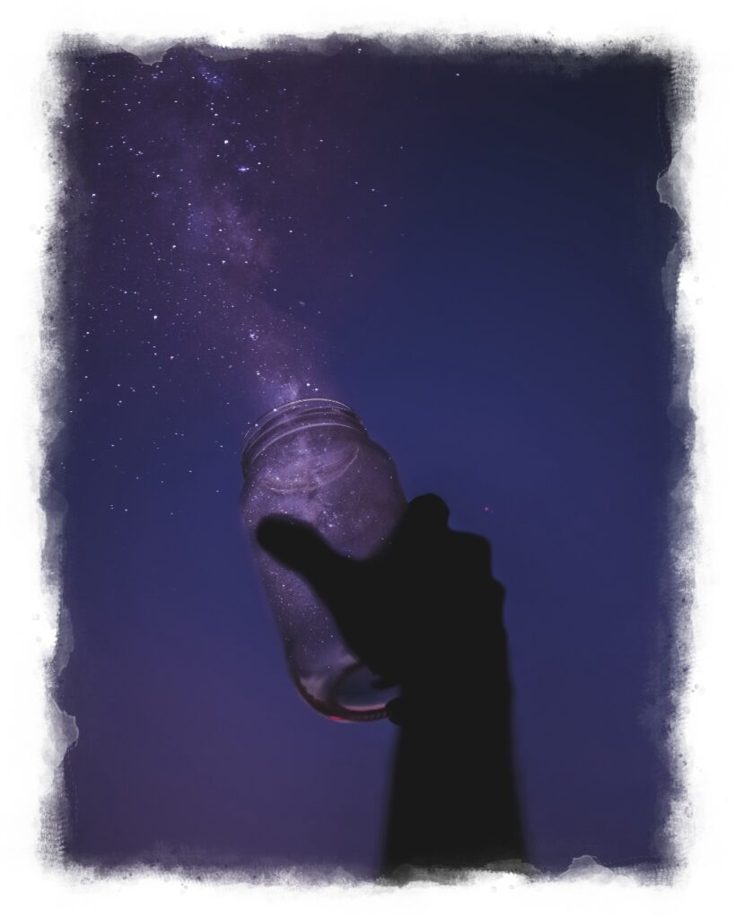 Jar releasing stars