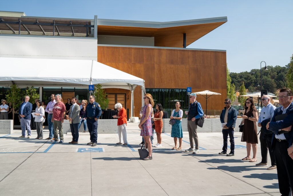 Attendees viewing